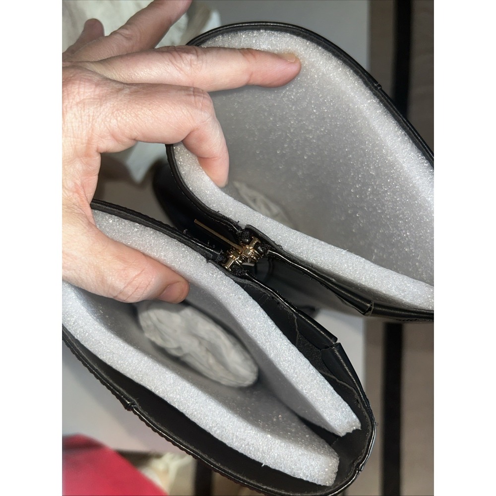 New Without Box $248 CARSON Horse-bit FLAT BOOT FAUX LEATHER BOOTS 7M - Picture 5 of 8